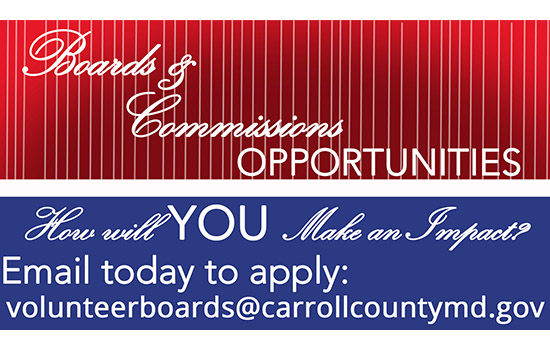 Carroll County Seeks Citizens for Boards and Commissions