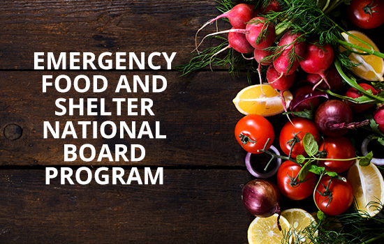 Carroll County Awarded Federal Funds Under the Emergency Food and Shelter National Board Program