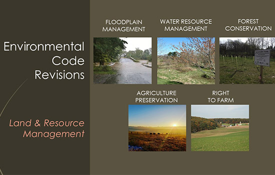 Land and Resource Management Recommends Code Changes