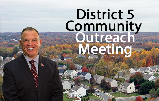 Carroll Highlands Storage Facility Community Outreach Meeting, District 5 Commissioner Ed Rothstein