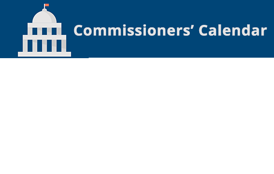 Commissioners' Agenda and Calendar
