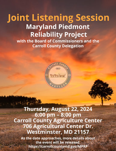 Joint Listening Session  - Maryland Piedmont Reliability Project