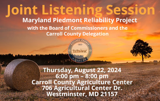 Joint Commissioner and Carroll County Delegation – Listening Session