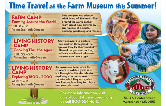Camp Openings at the Carroll County Farm Museum
