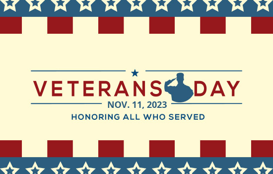 County Government Closed Veterans Day November 10th 